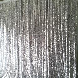 Silver Sequin Panel